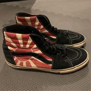 Sk8-hi X Christian Hosoi Rising Sun 1st Release Rare Mens Vans Shoe Size 10.5